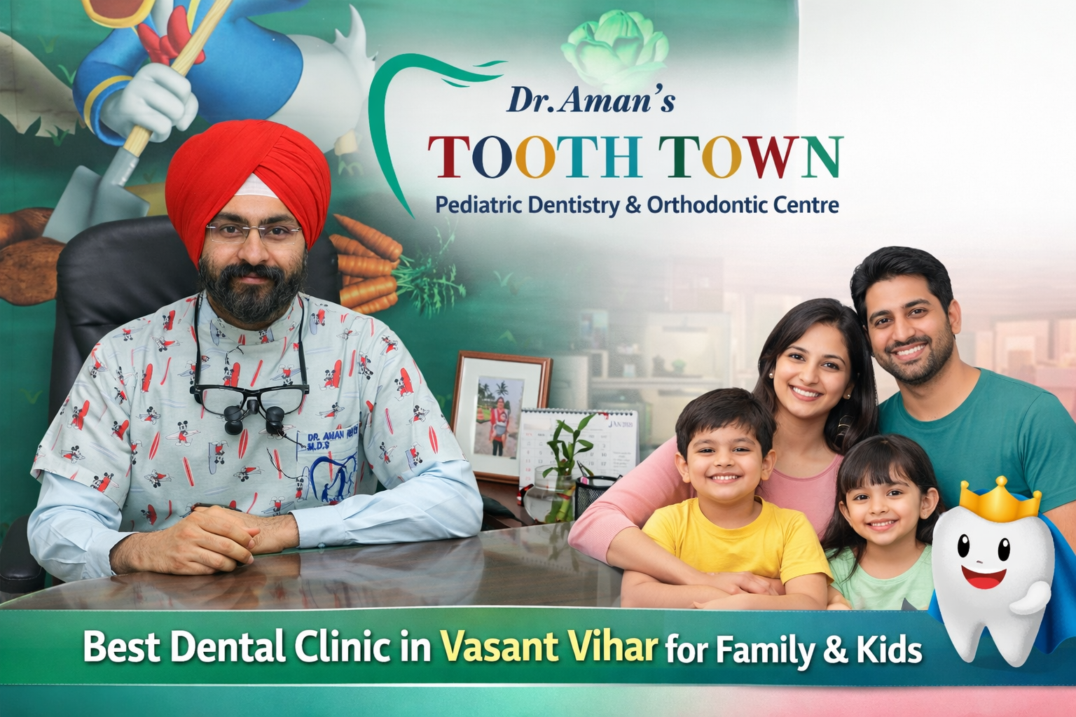 Best Dental Clinic in Vasant Vihar | Dr. Aman's Tooth‑Town
